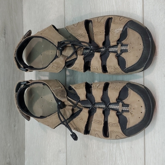 Abeo Mens Egan H2O  Hiking Outdoor Leather Sandals shoes sz 9.5N main image 6